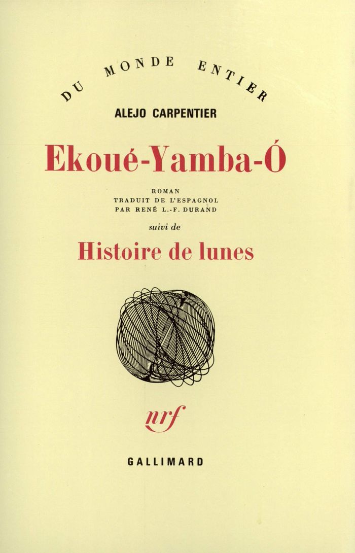 Couverture du livre « EKOUE-YAMBA-O / HISTOIRE DE LUNES » de Alejo Carpentier, librairie Les Contes Infusés à Corte