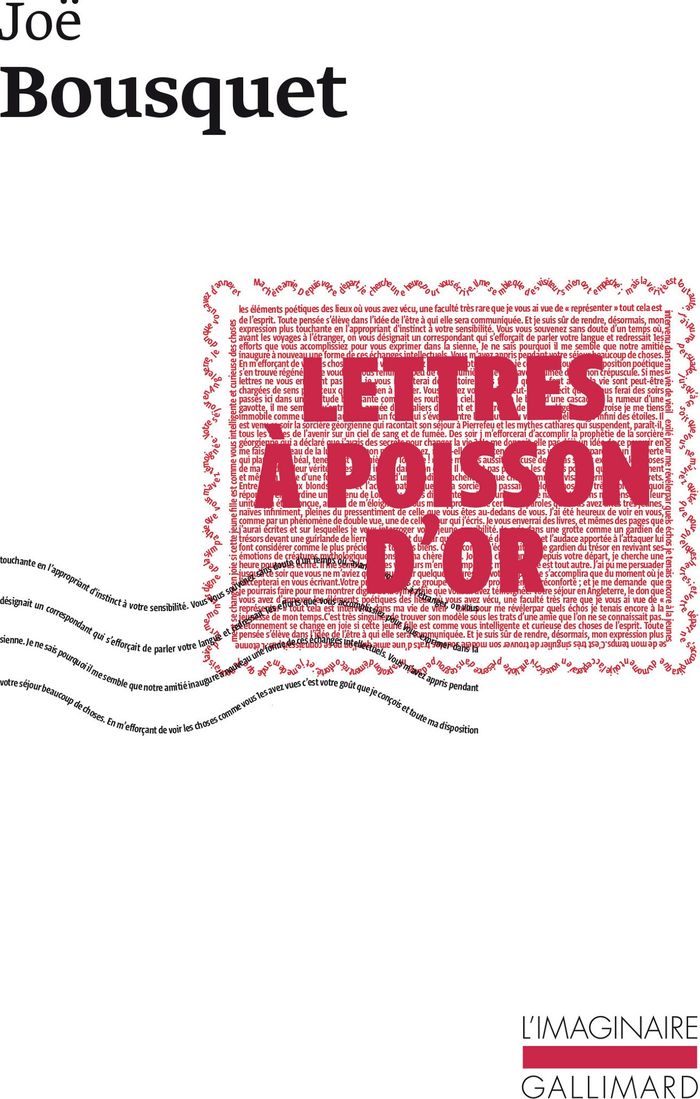 Couverture du livre « LETTRES A POISSON D'OR », librairie Les Contes Infusés à Corte