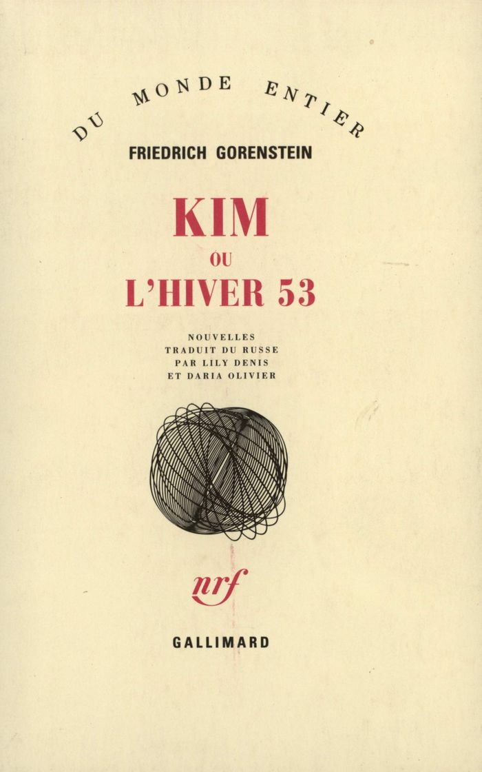 Couverture du livre « KIM OU L'HIVER 53 » de Friedrich Gorenstein, librairie Les Contes Infusés à Corte
