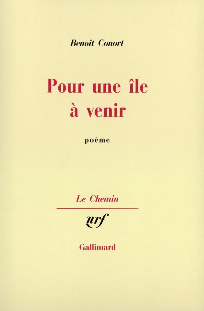 Couverture du livre « POUR UNE ILE A VENIR » de Benoit Conort, librairie Les Contes Infusés à Corte