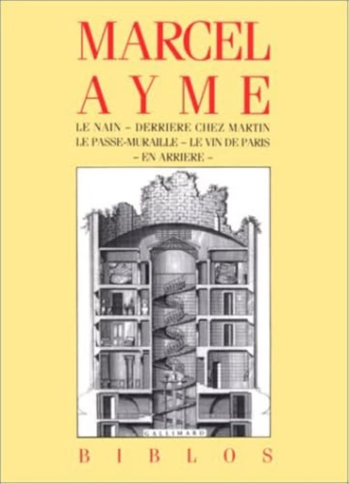 Couverture du livre « LE NAIN - DERRIERE CHEZ MARTIN - LE PASSE-MURAILLE - LE VIN DE PARIS - EN ARRIERE » de Ayme/modiano, librairie Les Contes Infusés à Corte