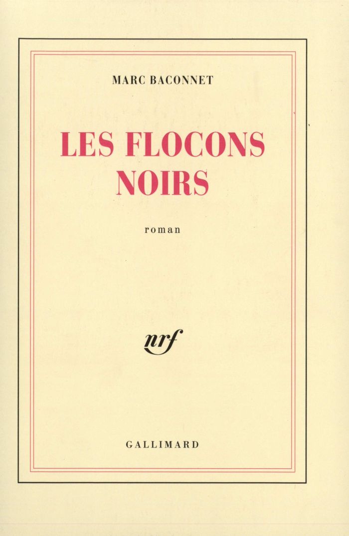 Couverture du livre « LES FLOCONS NOIRS » de Marc Baconnet, librairie Les Contes Infusés à Corte