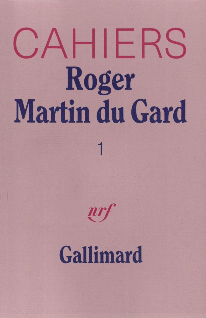 Couverture du livre « CAHIERS ROGER MARTIN DU GARD » de Collectif, librairie Les Contes Infusés à Corte