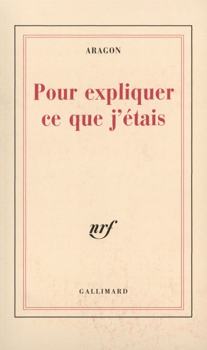 Couverture du livre « POUR EXPLIQUER CE QUE J'ETAIS », librairie Les Contes Infusés à Corte