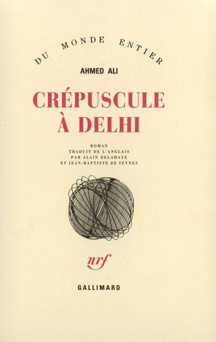 Couverture du livre « CREPUSCULE A DELHI » de Ahmed Ali, librairie Les Contes Infusés à Corte