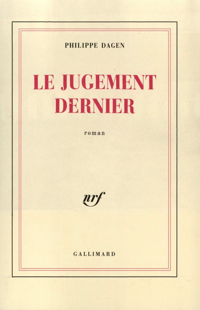 Couverture du livre « LE JUGEMENT DERNIER » de Philippe Dagen, librairie Les Contes Infusés à Corte
