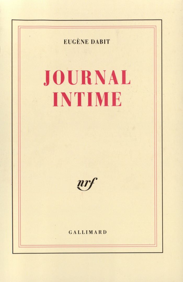 Couverture du livre « JOURNAL INTIME - (1928-1936) » de Eugene Dabit, librairie Les Contes Infusés à Corte