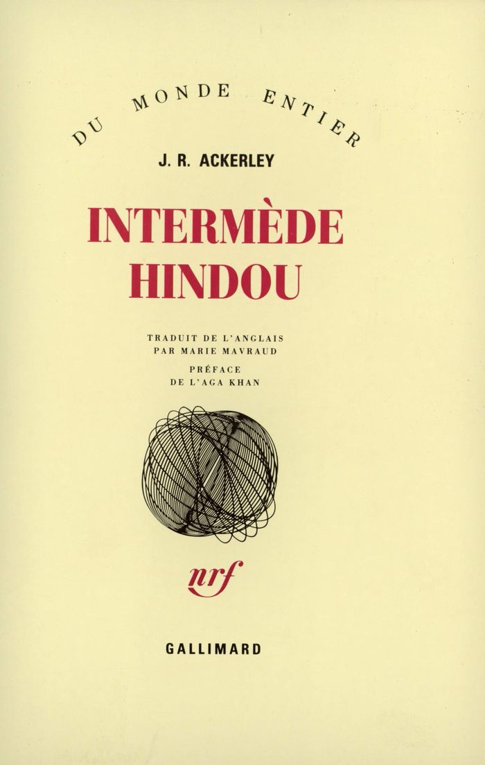 Couverture du livre « INTERMEDE HINDOU » de Khan Ackerley/aga, librairie Les Contes Infusés à Corte