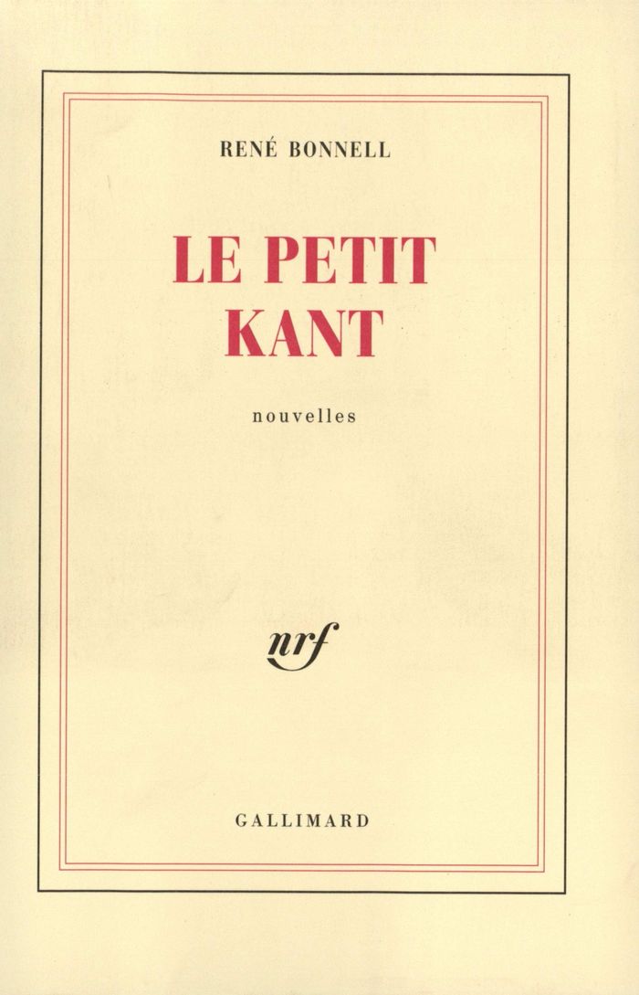 Couverture du livre « LE PETIT KANT » de Rene Bonnell, librairie Les Contes Infusés à Corte