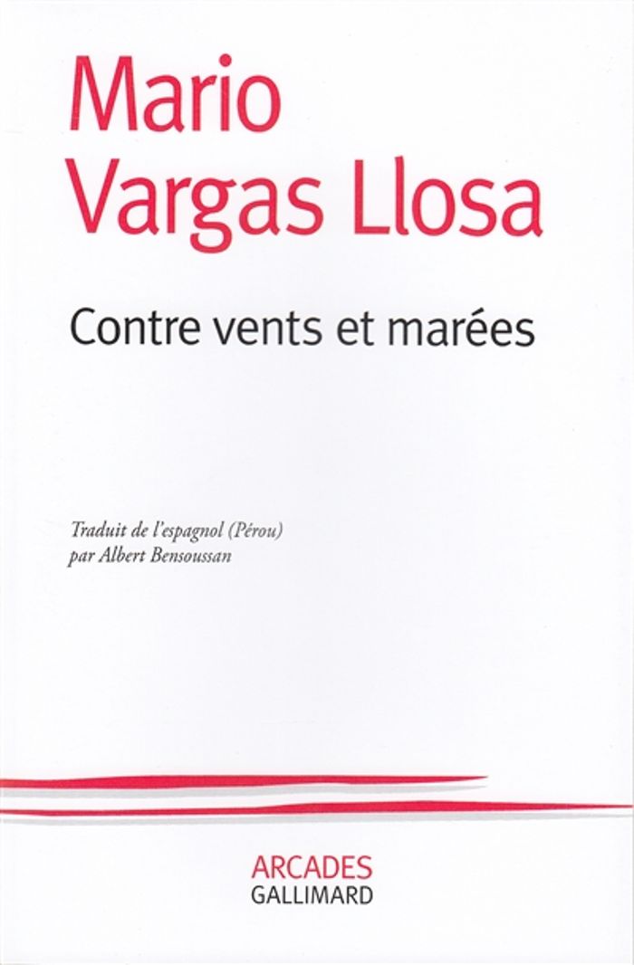 Couverture du livre « CONTRE VENTS ET MAREES » de Vargas Llosa Mario, librairie Les Contes Infusés à Corte