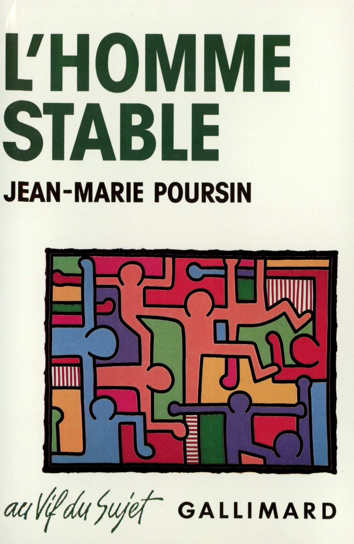 Couverture du livre « L'HOMME STABLE - ESSAI DEMOGRAPHIQUE » de Jean-Marie Poursin, librairie Les Contes Infusés à Corte