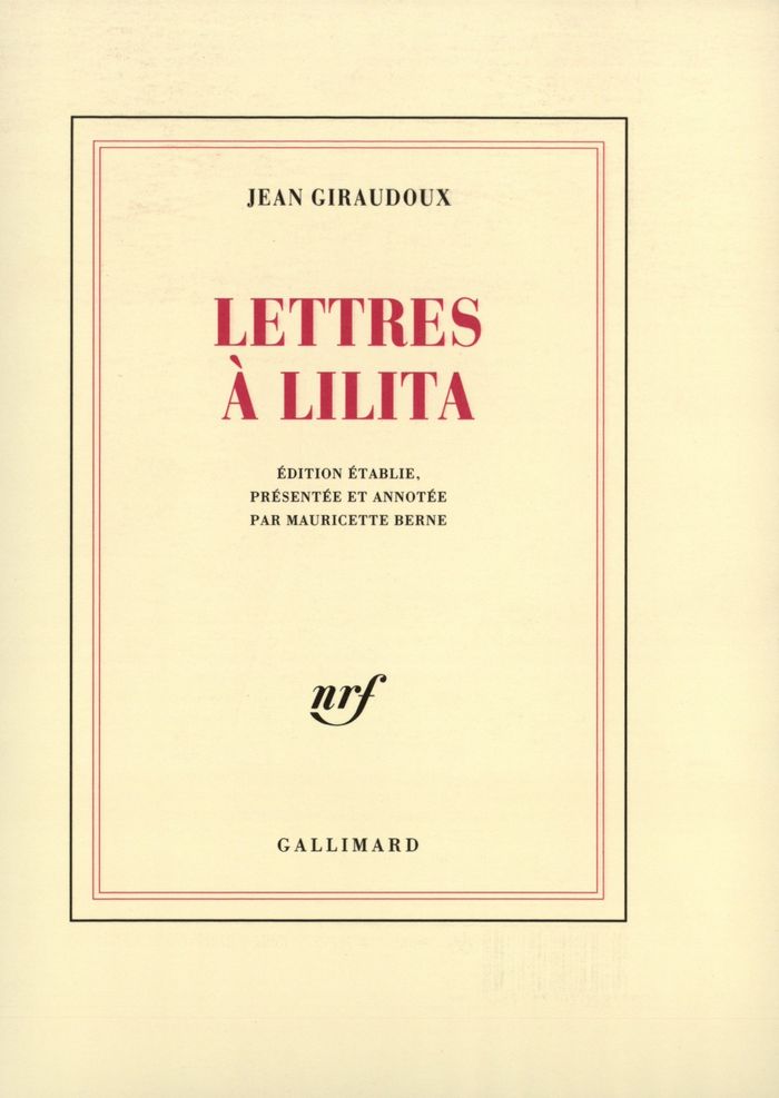 Couverture du livre « LETTRES A LILITA - (1910-1928) », librairie Les Contes Infusés à Corte
