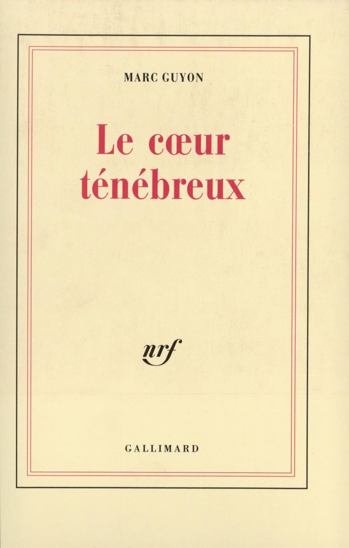 Couverture du livre « LE COEUR TENEBREUX » de Marc Guyon, librairie Les Contes Infusés à Corte