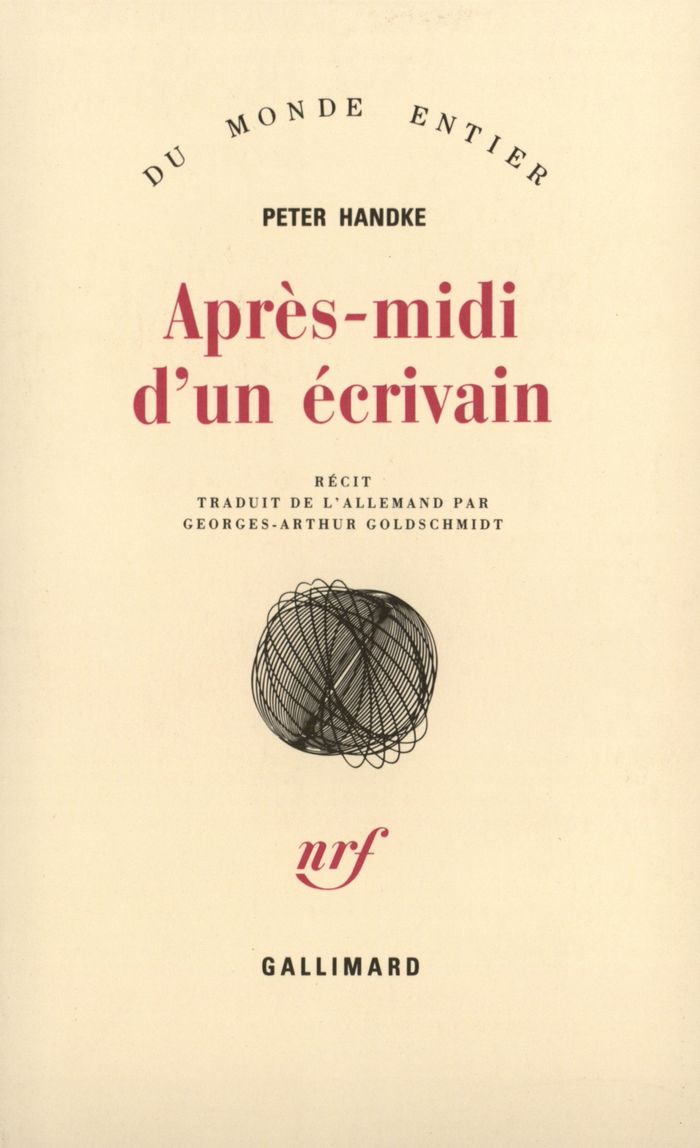 Couverture du livre « APRES-MIDI D'UN ECRIVAIN » de Peter Handke, librairie Les Contes Infusés à Corte