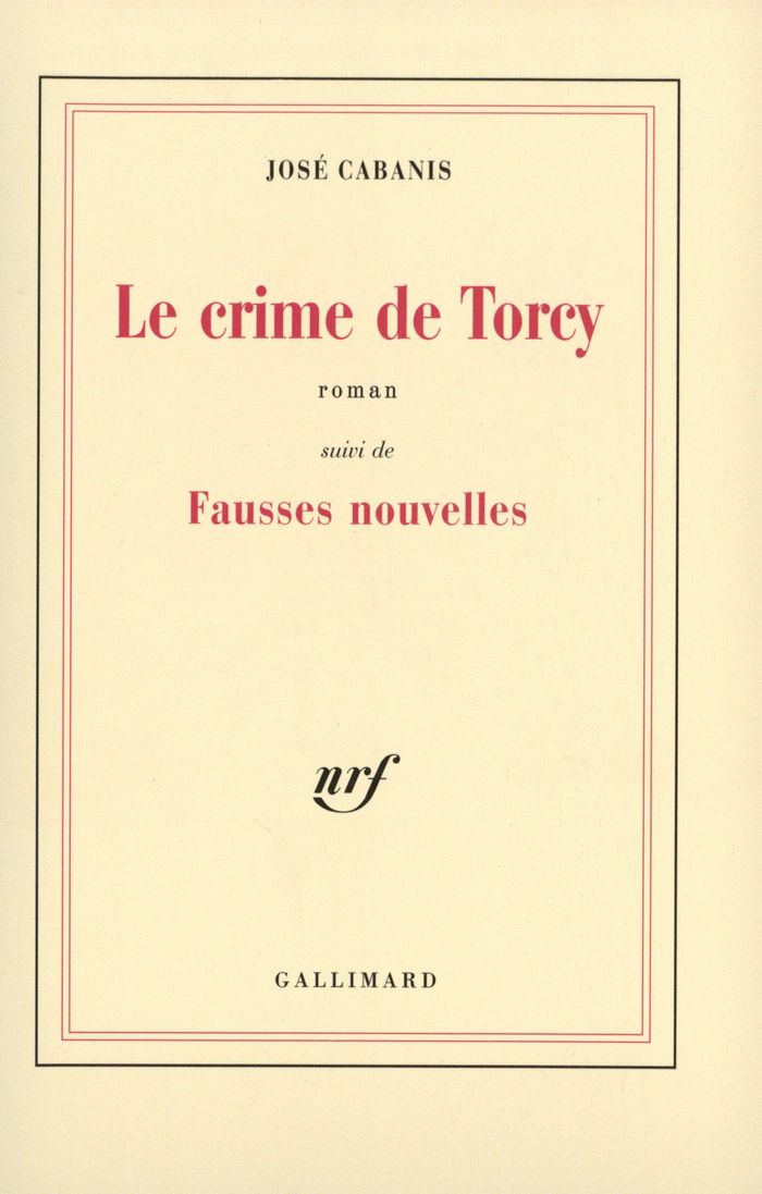 Couverture du livre « LE CRIME DE TORCY / FAUSSES NOUVELLES », librairie Les Contes Infusés à Corte