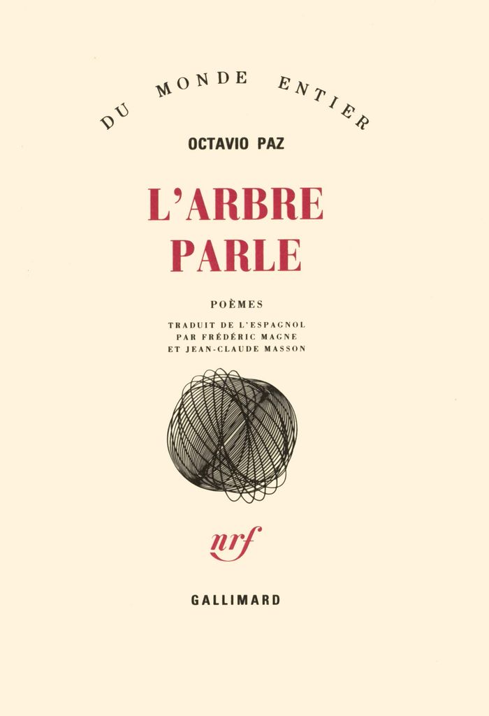Couverture du livre « L'ARBRE PARLE » de Octavio Paz, librairie Les Contes Infusés à Corte