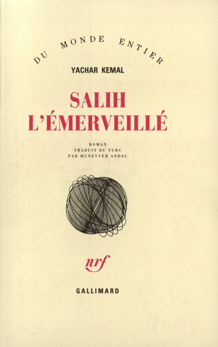 Couverture du livre « SALIH L'EMERVEILLE » de Yachar Kemal, librairie Les Contes Infusés à Corte