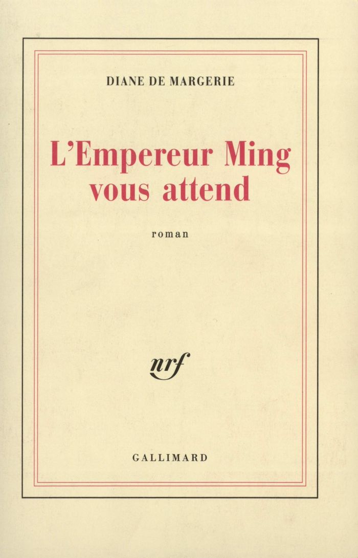 Couverture du livre « L'EMPEREUR MING VOUS ATTEND » de Margerie Diane De, librairie Les Contes Infusés à Corte