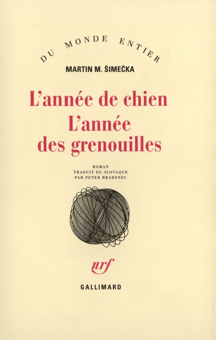 Couverture du livre « L'ANNEE DE CHIEN - L'ANNEE DES GRENOUILLES » de Simecka Martin M., librairie Les Contes Infusés à Corte