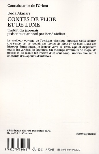 Quatrième de couverture de « CONTES DE PLUIE ET DE LUNE »