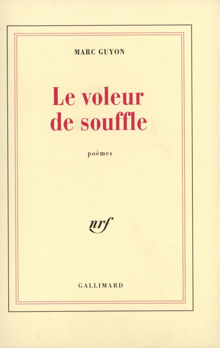 Couverture du livre « LE VOLEUR DE SOUFFLE » de Marc Guyon, librairie Les Contes Infusés à Corte