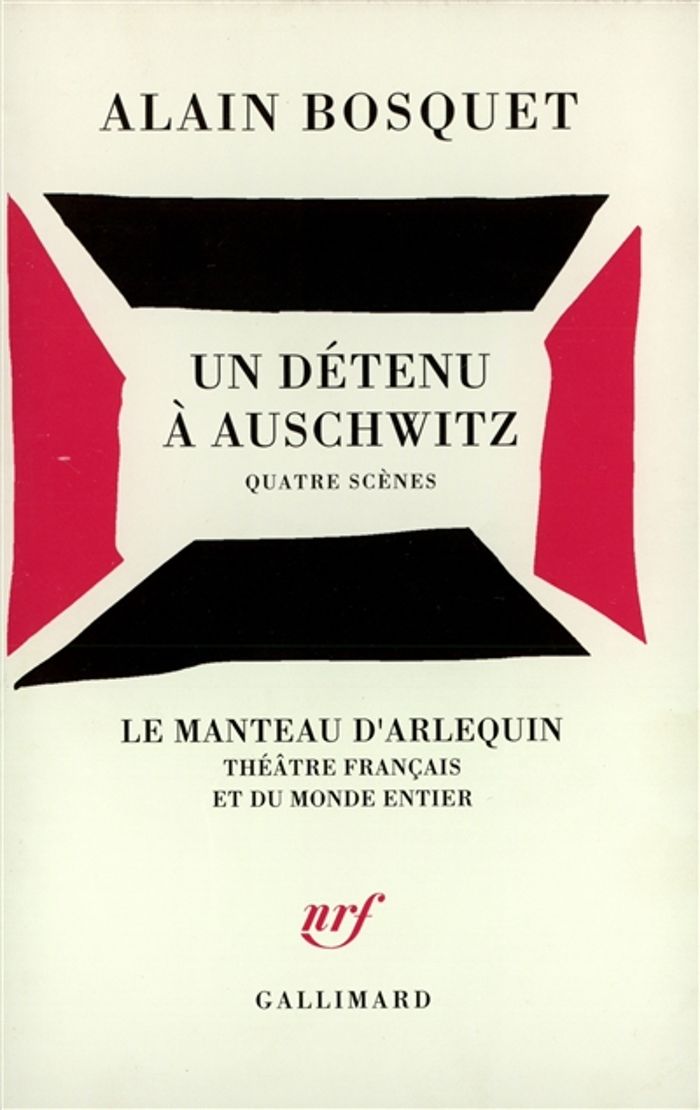 Couverture du livre « UN DETENU A AUSCHWITZ - QUATRE SCENES » de Alain Bosquet, librairie Les Contes Infusés à Corte