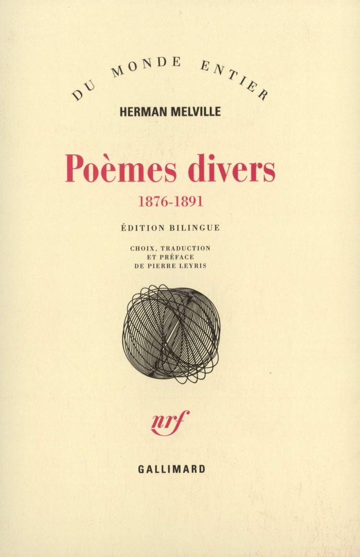 Couverture du livre « POEMES DIVERS - (1876-1891) » de Herman Melville, librairie Les Contes Infusés à Corte