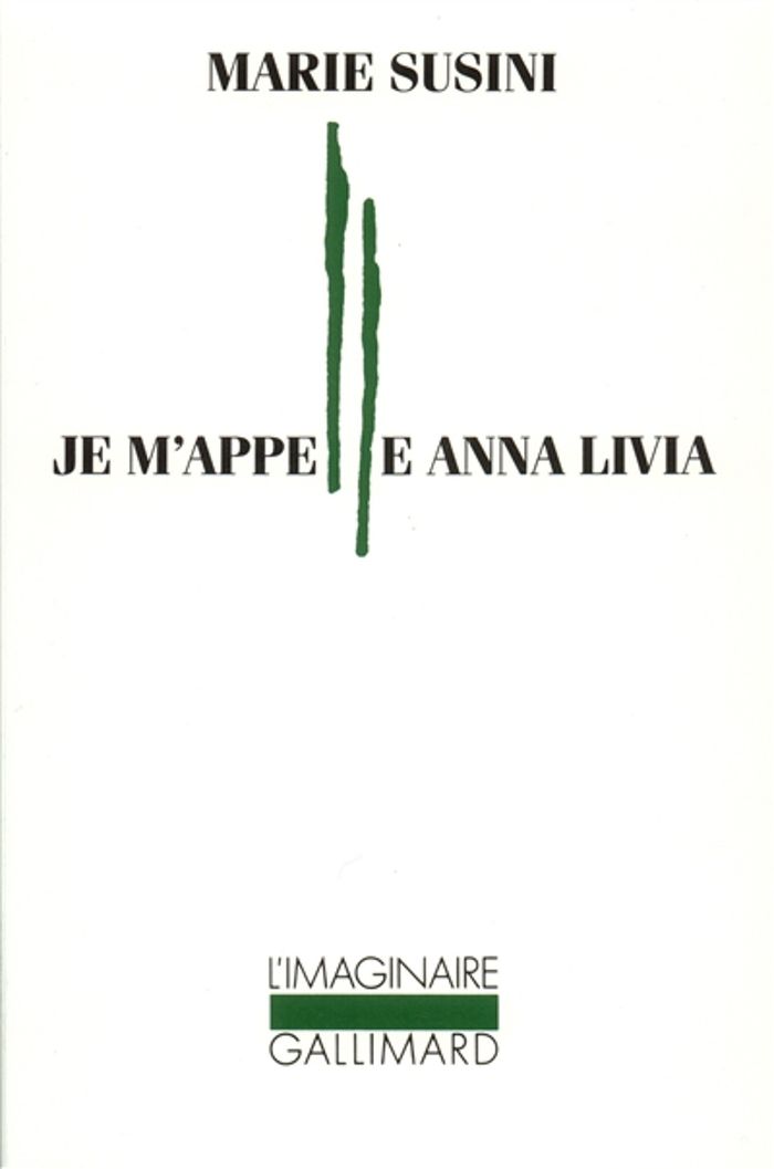 Couverture du livre « JE M'APPELLE ANNA LIVIA » de Marie Susini, librairie Les Contes Infusés à Corte