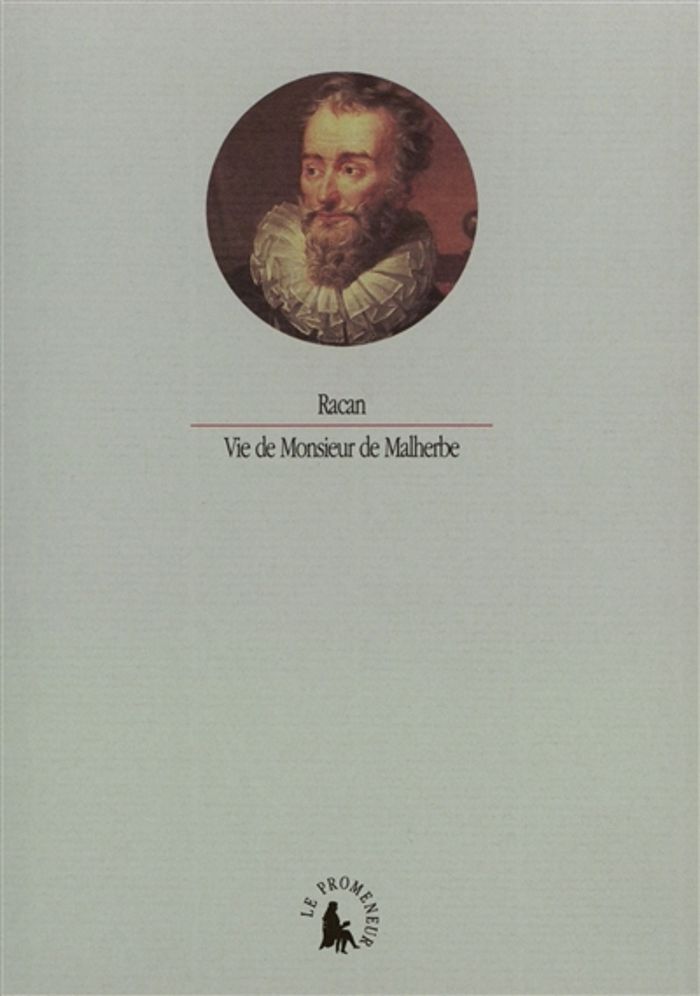 Couverture du livre « VIE DE MONSIEUR DE MALHERBE » de Racan, librairie Les Contes Infusés à Corte