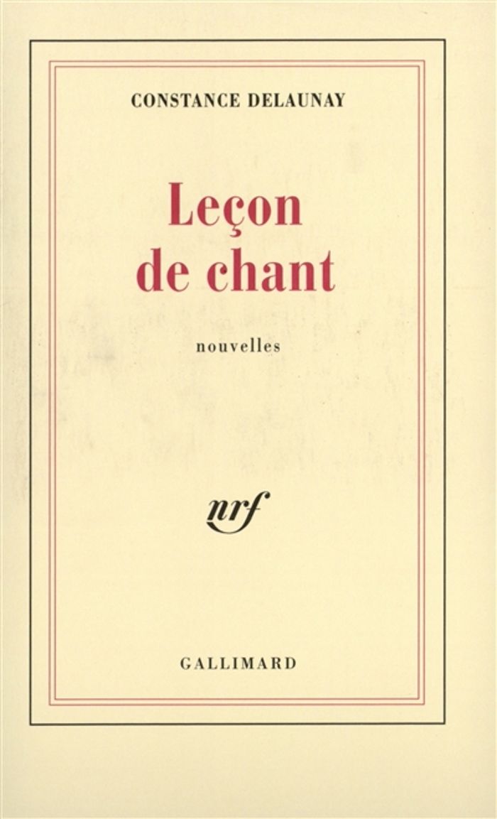 Couverture du livre « LECON DE CHANT », librairie Les Contes Infusés à Corte