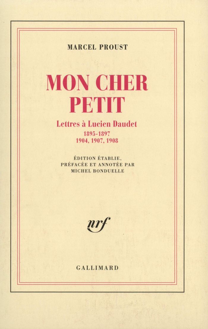 Couverture du livre « MON CHER PETIT - LETTRES A LUCIEN DAUDET (1895-1897, 1904, 1907, 1908) », librairie Les Contes Infusés à Corte