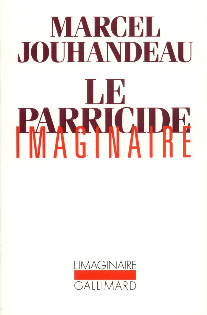 Couverture du livre « LE PARRICIDE IMAGINAIRE » de Marcel Jouhandeau, librairie Les Contes Infusés à Corte