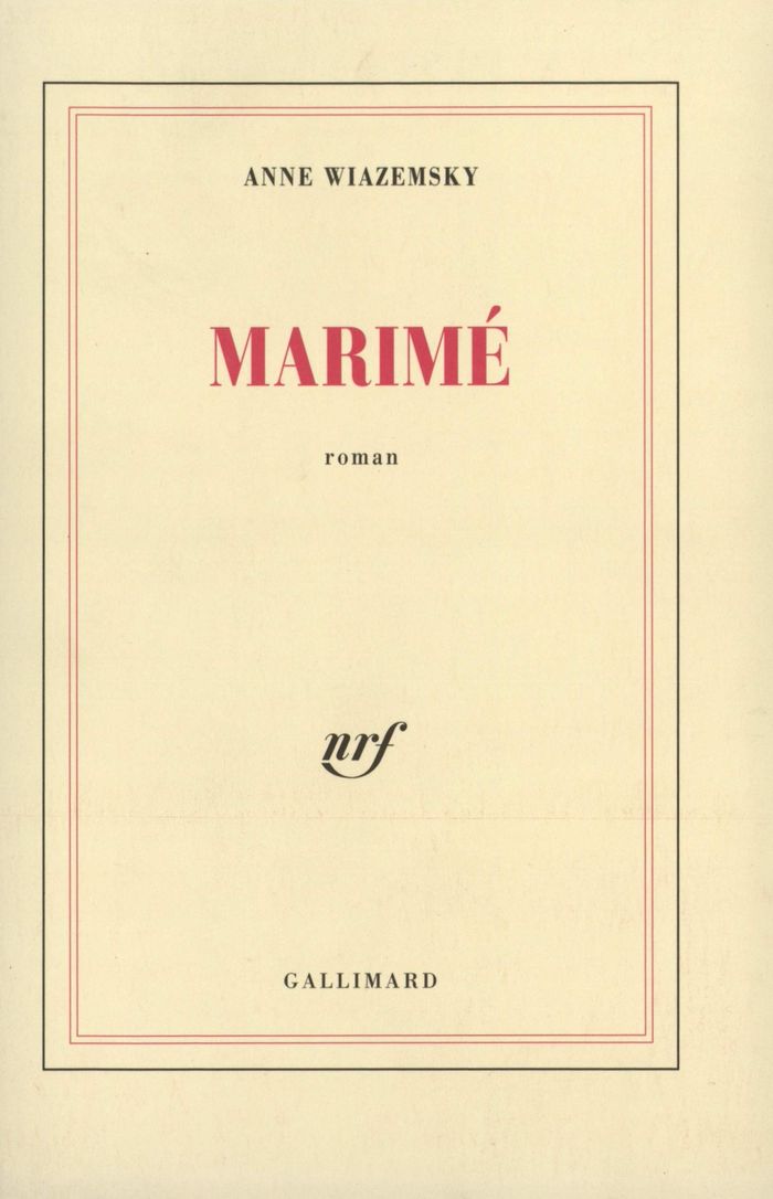 Couverture du livre « MARIME » de Anne Wiazemsky, librairie Les Contes Infusés à Corte