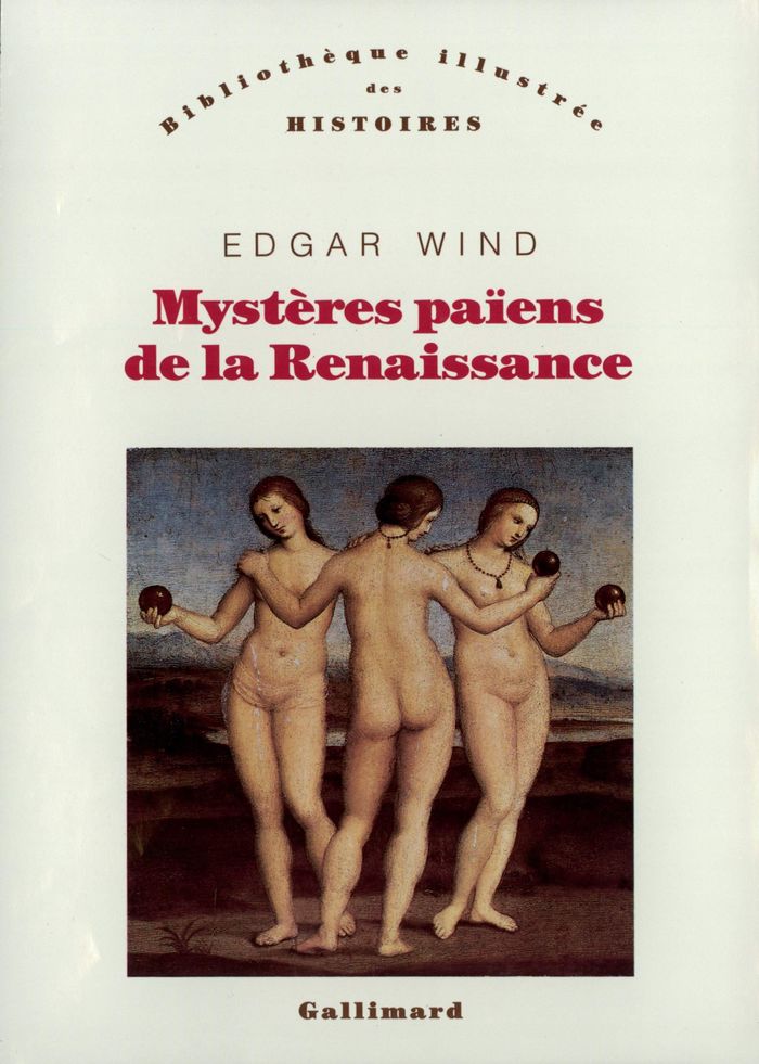 Couverture du livre « MYSTERES PAIENS DE LA RENAISSANCE » de Edgar Wind, librairie Les Contes Infusés à Corte