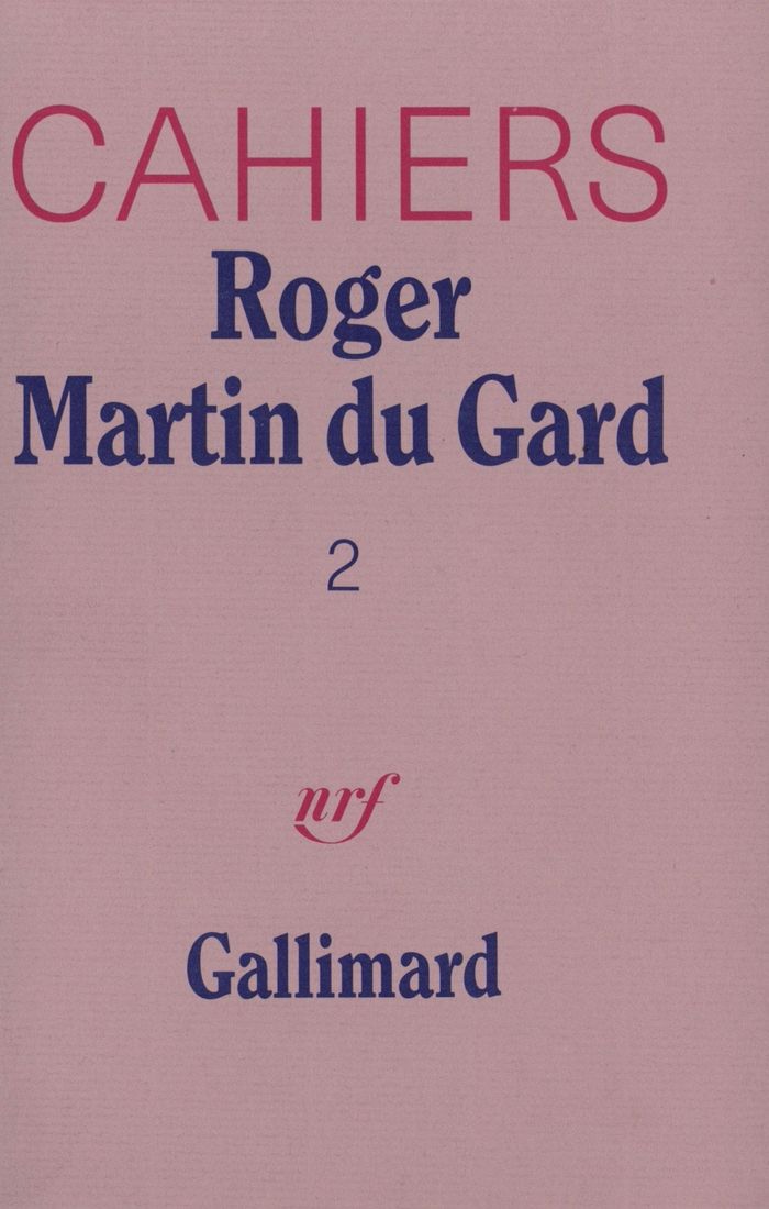 Couverture du livre « CAHIERS ROGER MARTIN DU GARD » de Collectif, librairie Les Contes Infusés à Corte