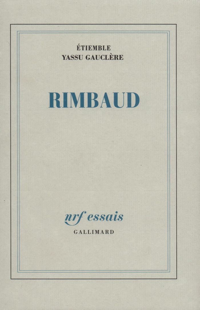 Couverture du livre « RIMBAUD » de Gauclere/etiemble, librairie Les Contes Infusés à Corte