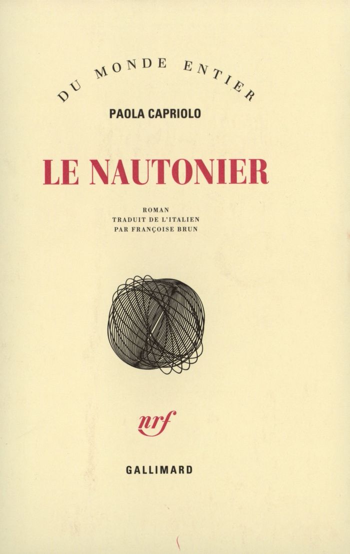 Couverture du livre « LE NAUTONIER » de Paola Capriolo, librairie Les Contes Infusés à Corte