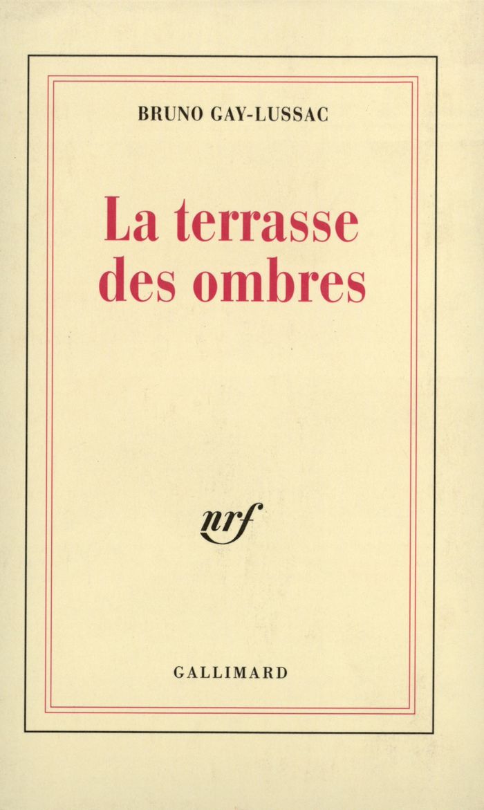 Couverture du livre « LA TERRASSE DES OMBRES », librairie Les Contes Infusés à Corte