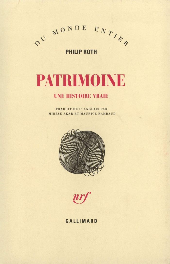 Couverture du livre « LES LIVRES DE ROTH - PATRIMOINE - UNE HISTOIRE VRAIE » de Philip Roth, librairie Les Contes Infusés à Corte