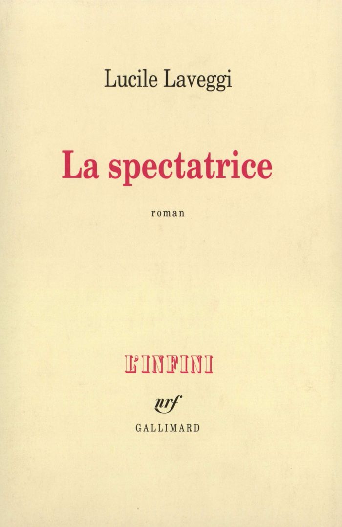 Couverture du livre « LA SPECTATRICE » de Lucile Laveggi, librairie Les Contes Infusés à Corte