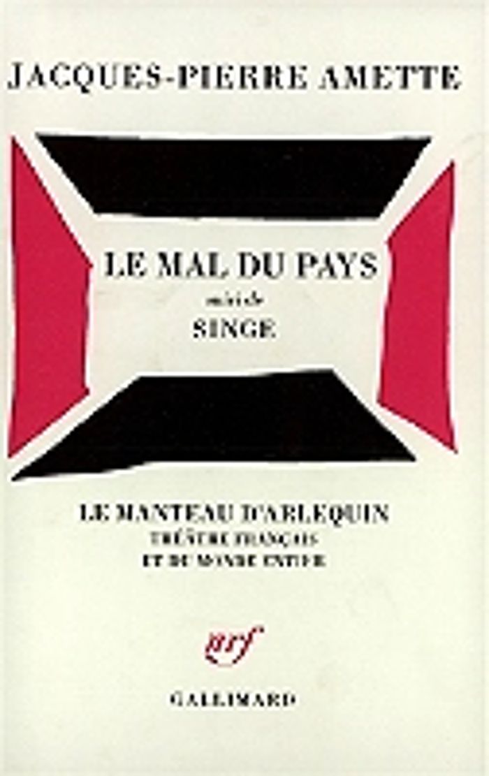 Couverture du livre « LE MAL DU PAYS / SINGE » de J-P. Amette, librairie Les Contes Infusés à Corte