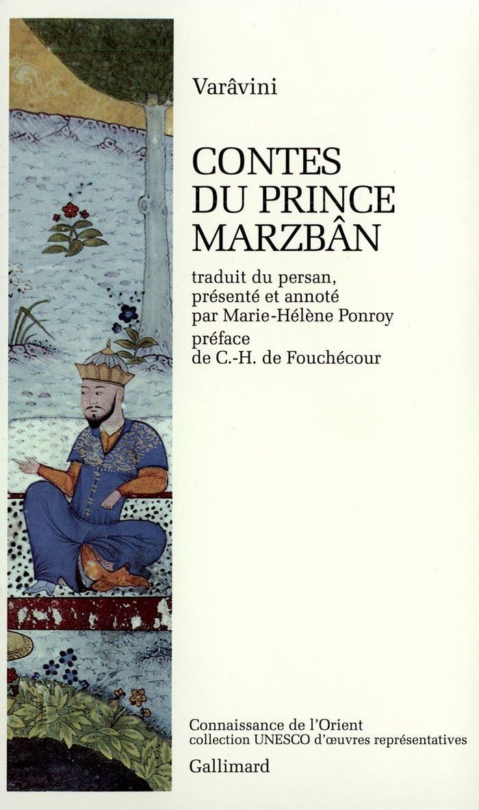 Couverture du livre « CONTES DU PRINCE MARZBAN » de Varavini/fouchecour, librairie Les Contes Infusés à Corte