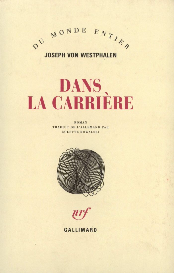 Couverture du livre « DANS LA CARRIERE » de Westphalen J V., librairie Les Contes Infusés à Corte