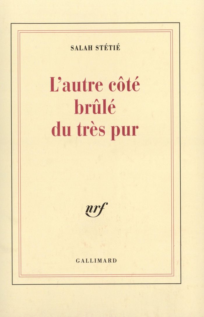 Couverture du livre « L'AUTRE COTE BRULE DU TRES PUR » de Salah Stetie, librairie Les Contes Infusés à Corte