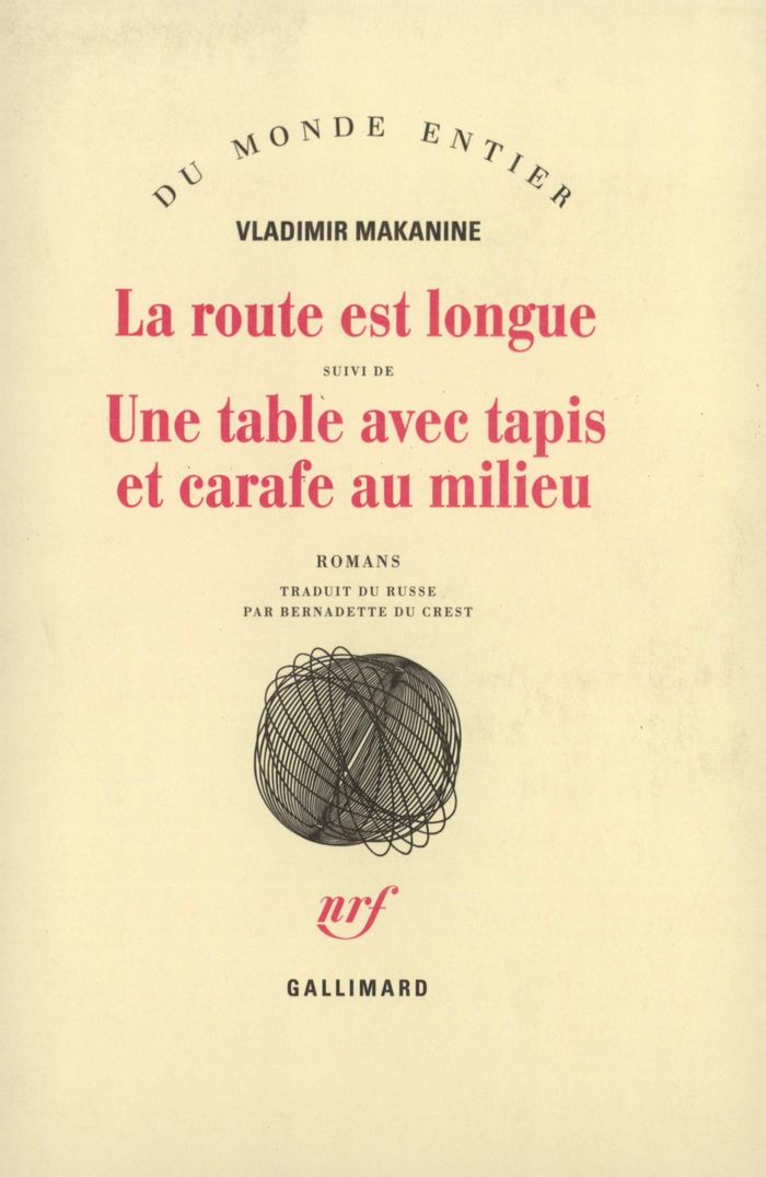 Couverture du livre « LA ROUTE EST LONGUE / UNE TABLE AVEC TAPIS ET CARAFE AU MILIEU », librairie Les Contes Infusés à Corte