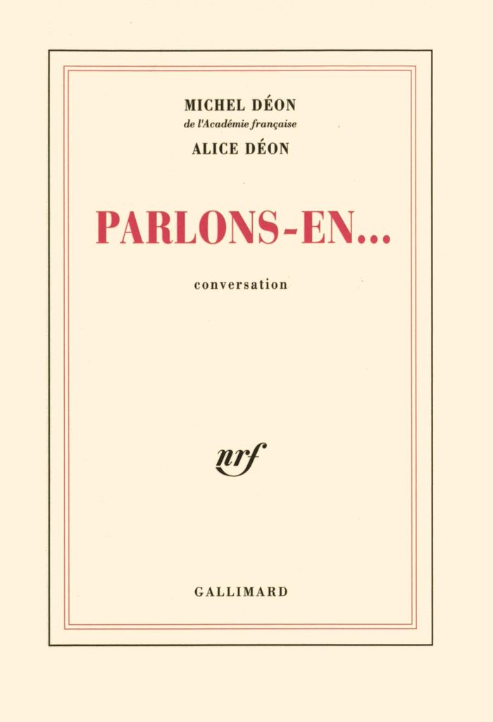 Couverture du livre « PARLONS-EN... - CONVERSATION » de Deon, librairie Les Contes Infusés à Corte