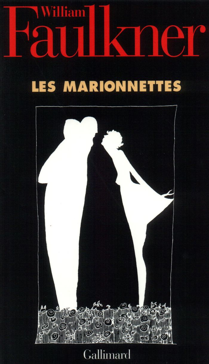 Couverture du livre « LES MARIONNETTES » de William Faulkner, librairie Les Contes Infusés à Corte