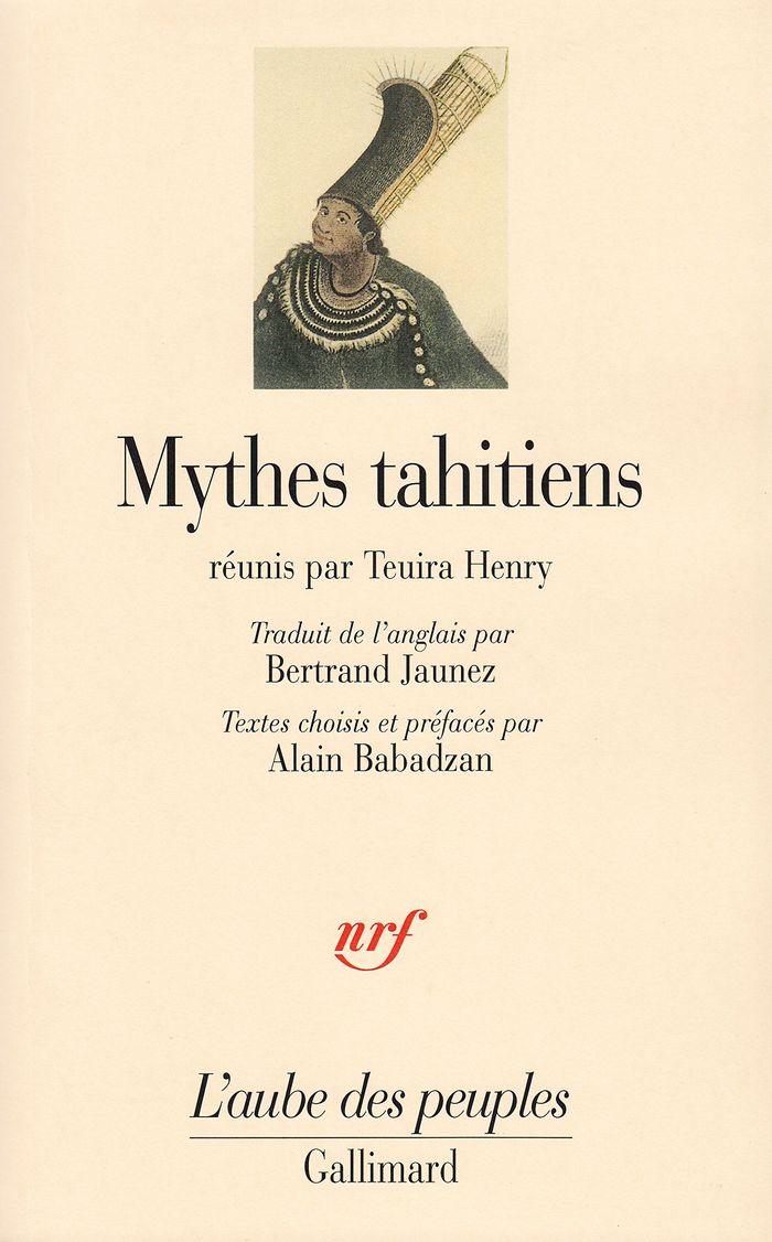 Couverture du livre « MYTHES TAHITIENS » de Teuira Henry, librairie Les Contes Infusés à Corte