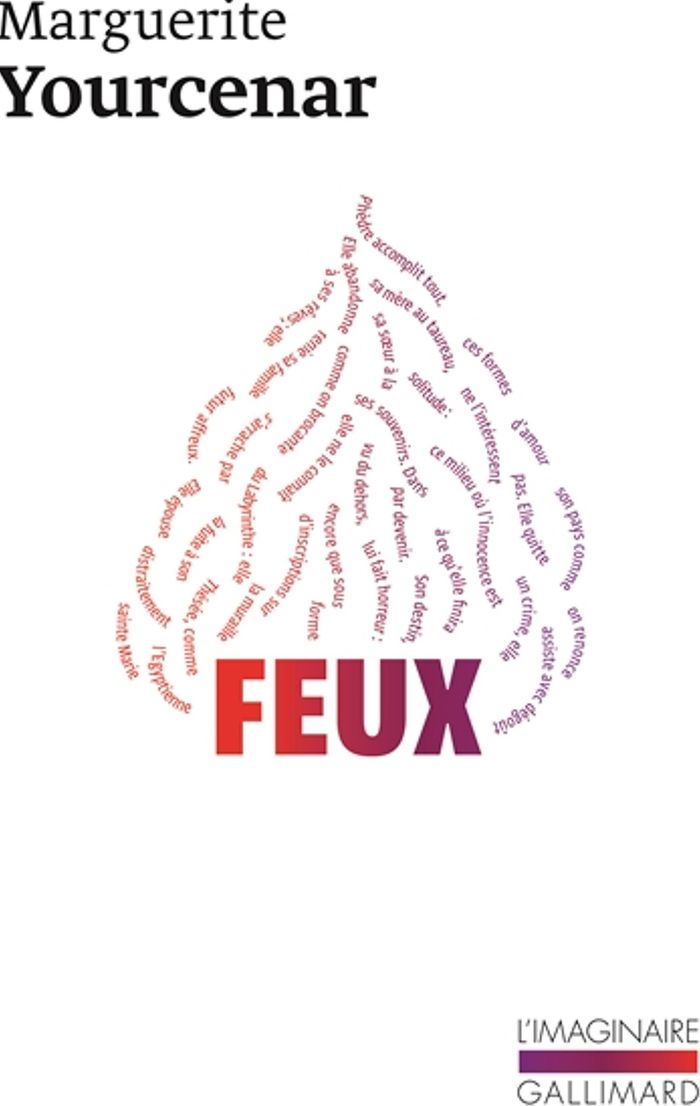 Couverture du livre « FEUX » de Marguerite Yourcenar, librairie Les Contes Infusés à Corte
