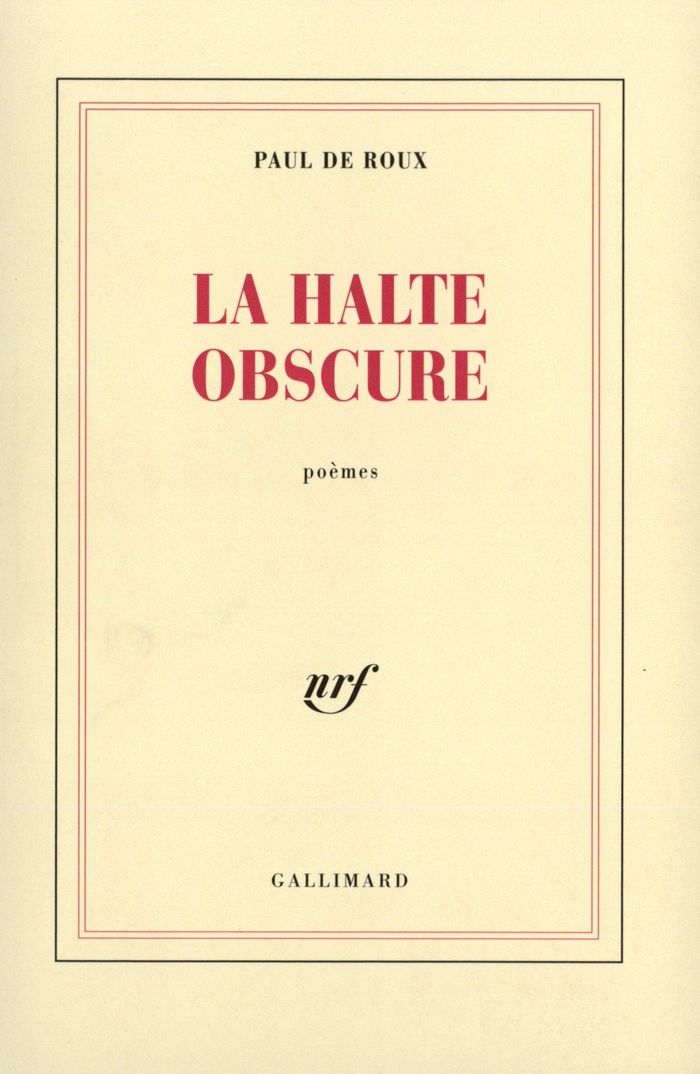 Couverture du livre « LA HALTE OBSCURE », librairie Les Contes Infusés à Corte
